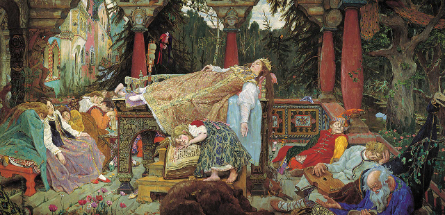 Viktor Michajlovič Vasnecov - La principessa addormentata1833